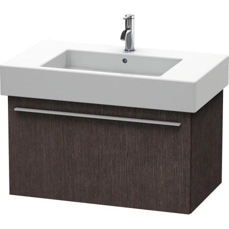 Duravit X-Large 31" x 18" x 18" Dark Brushed Oak Finish Wall-Mounted Vanity Unit (XL605207272)