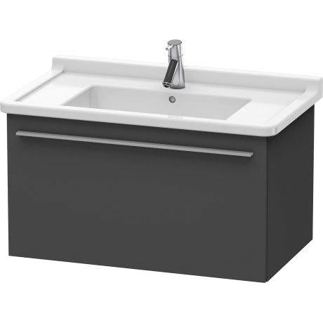 Duravit X-Large 31" x 18" x 18" Graphite Finish Wall-Mounted Vanity Unit (XL605704949)