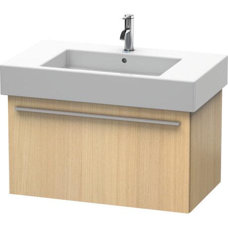 Duravit X-Large 31" x 18" x 18" Mediterranean Oak Finish Wall-Mounted Vanity Unit (XL605207171)