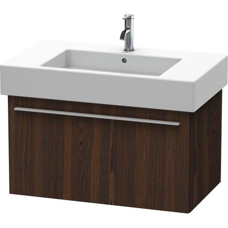 Duravit X-Large 31" x 18" x 18" Walnut Brushed Finish Wall-Mounted Vanity Unit (XL605206969)