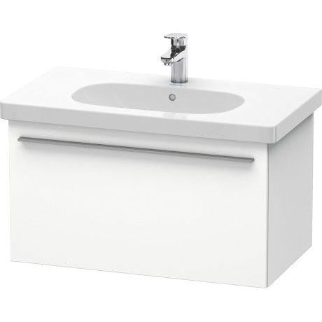 Duravit X-Large 31" x 18" x 18" White Finish One Drawer Wall-Mounted Vanity Unit (XL604801818)