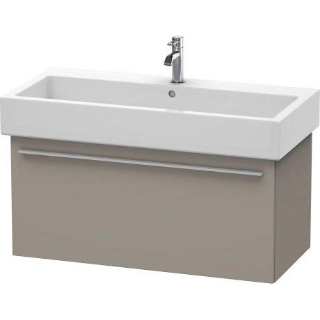 Duravit X-Large 37" x 18" x 17" Basalt Finish Wall-Mounted Vanity Unit (XL604604343)