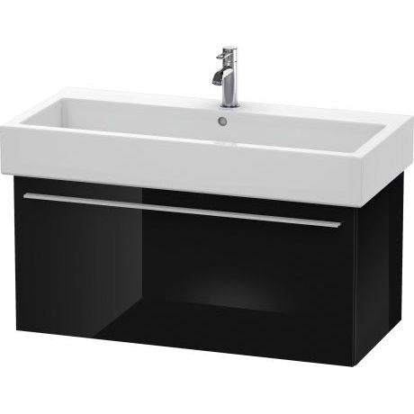 Duravit X-Large 37" x 18" x 17" Black Finish Wall-Mounted Vanity Unit (XL604604040)