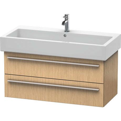 Duravit X-Large 37" x 18" x 17" Brushed Oak Finish Wall-Mounted Vanity Unit (XL634601212)
