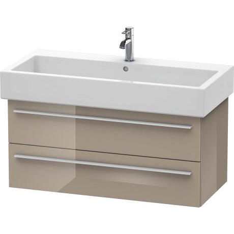 Duravit X-Large 37" x 18" x 17" Cappuccino Finish Wall-Mounted Vanity Unit (XL634608686)