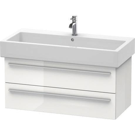 Duravit X-Large 37" x 18" x 17" Concrete Gray Finish Wall-Mounted Vanity Unit (XL634600707)