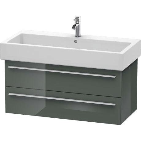 Duravit X-Large 37" x 18" x 17" Dolomite Gray Finish Wall-Mounted Vanity Unit (XL634603838)