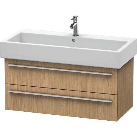 Duravit X-Large 37" x 18" x 17" European Oak Finish Wall-Mounted Vanity Unit (XL634605252)