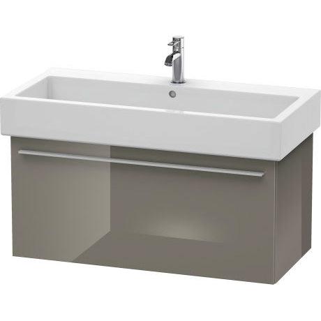 Duravit X-Large 37" x 18" x 17" Flannel Gray Finish Wall-Mounted Vanity Unit (XL604608989)
