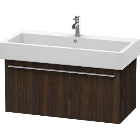 Duravit X-Large 37" x 18" x 17" Walnut Brushed Finish Wall-Mounted Vanity Unit (XL604606969)