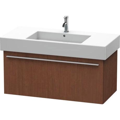 Duravit X-Large 39" x 18" x 18" American Walnut Finish Wall-Mounted Vanity Unit (XL605301313)
