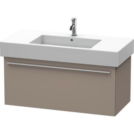 Duravit X-Large 39" x 18" x 18" Basalt Finish Wall-Mounted Vanity Unit (XL605304343)