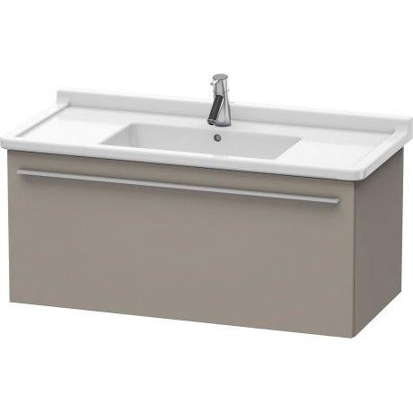 Duravit X-Large 39" x 18" x 18" Basalt Finish Wall-Mounted Vanity Unit (XL605804343)