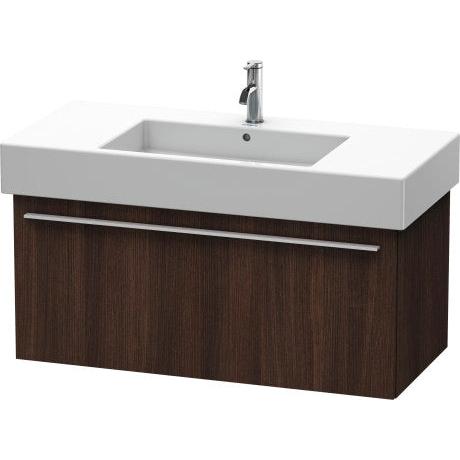 Duravit X-Large 39" x 18" x 18" Chestnut Dark Finish Wall-Mounted Vanity Unit (XL605305353)