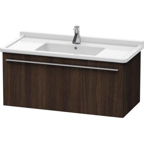 Duravit X-Large 39" x 18" x 18" Chestnut Dark Finish Wall-Mounted Vanity Unit (XL605805353)