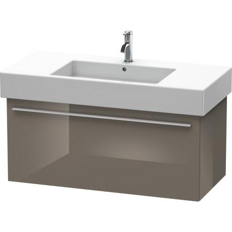 Duravit X-Large 39" x 18" x 18" Flannel Gray Finish Wall-Mounted Vanity Unit (XL605308989)