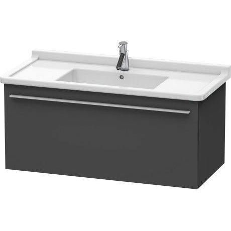 Duravit X-Large 39" x 18" x 18" Graphite Finish Wall-Mounted Vanity Unit (XL605804949)