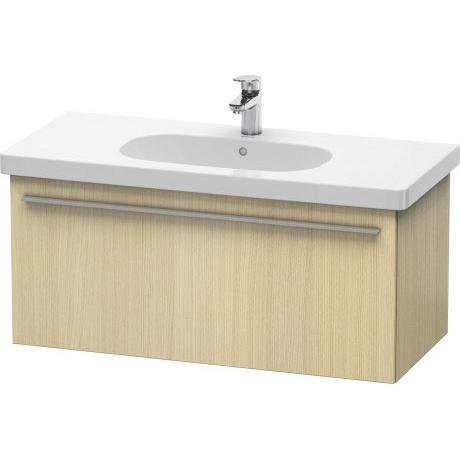 Duravit X-Large 39" x 18" x 18" Mediterranean Oak Finish One Drawer Wall-Mounted Vanity Unit (XL604907171)