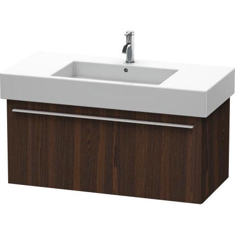 Duravit X-Large 39" x 18" x 18" Walnut Brushed Finish Wall-Mounted Vanity Unit (XL605306969)