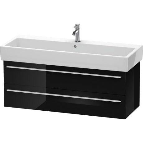 Duravit X-Large 45" x 18" x 17" Black Finish Wall-Mounted Vanity Unit (XL634704040)