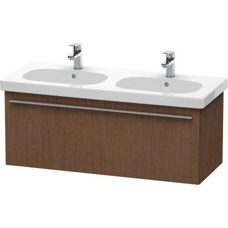 Duravit X-Large 45" x 18" x 18" American Walnut Finish Wall-Mounted Vanity Unit (XL605001313)
