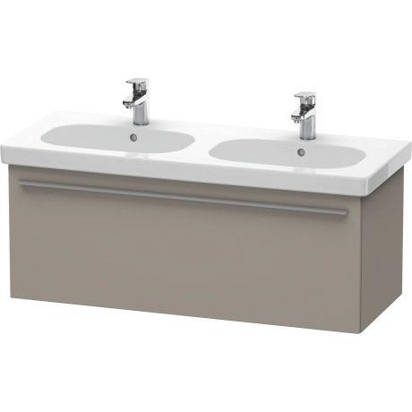 Duravit X-Large 45" x 18" x 18" Basalt Finish Wall-Mounted Vanity Unit (XL605004343)