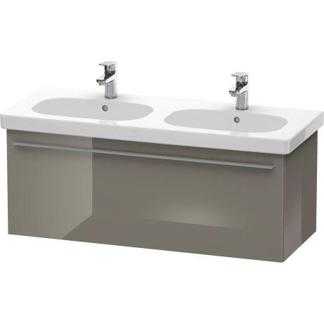 Duravit X-Large 45" x 18" x 18" Flannel Gray Finish Wall-Mounted Vanity Unit (XL605008989)