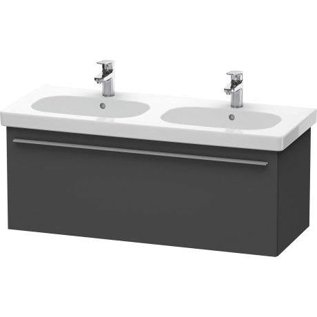 Duravit X-Large 45" x 18" x 18" Graphite Finish Wall-Mounted Vanity Unit (XL605004949)