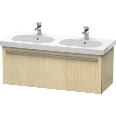 Duravit X-Large 45" x 18" x 18" Mediterranean Oak Finish Wall-Mounted Vanity Unit (XL605007171)