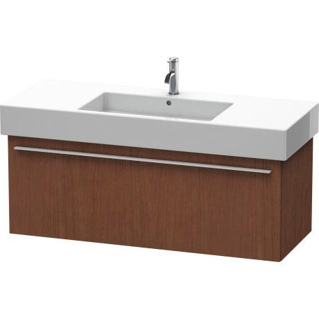 Duravit X-Large 47" x 18" x 18" American Walnut Finish Wall-Mounted Vanity Unit (XL605401313)
