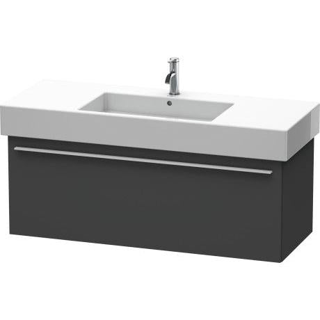 Duravit X-Large 47" x 18" x 18" Graphite Finish Wall-Mounted Vanity Unit (XL605404949)