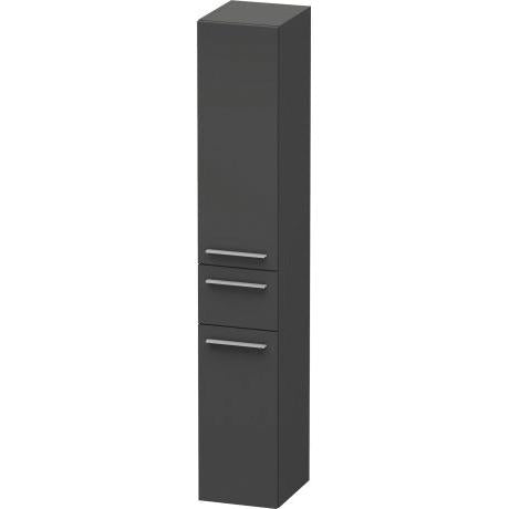 Duravit X-Large 69" x 14" x 12" Graphite Finish Tall Cabinet (XL1128L4949)