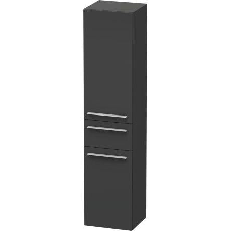 Duravit X-Large 69" x 14" x 16" Graphite Finish Tall Cabinet (XL1131L4949)