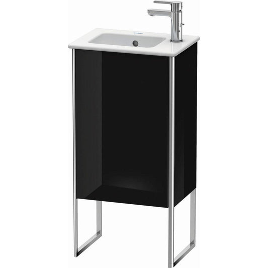 Duravit XSquare 16" Black One Door Floorstanding Vanity Unit (XS4440R4040)