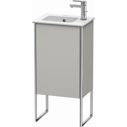 Duravit XSquare 16" Concrete Gray One Door Floorstanding Vanity Unit (XS4440R0707)