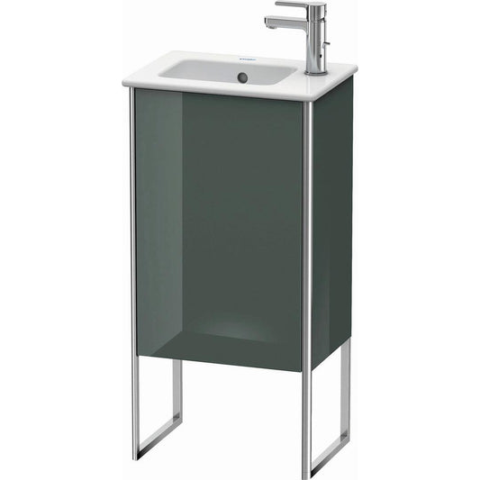 Duravit XSquare 16" Dolomite Gray One Door Floorstanding Vanity Unit (XS4440L3838)
