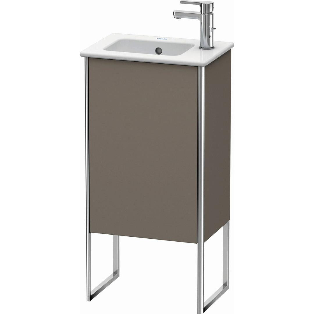 Duravit XSquare 16" Flannel Gray One Door Floorstanding Vanity Unit (XS4440R9090)