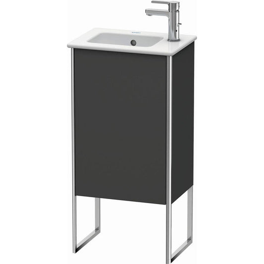 Duravit XSquare 16" Graphite One Door Floorstanding Vanity Unit (XS4440R4949)