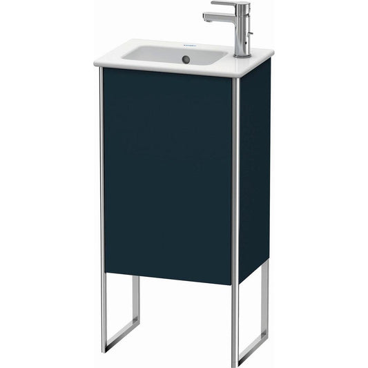 Duravit XSquare 16" Midnight Blue One Door Floorstanding Vanity Unit (XS4440L9898)