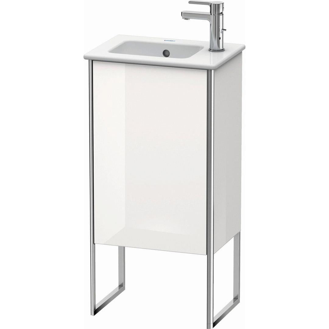 Duravit XSquare 16" White High Gloss One Door Floorstanding Vanity Unit (XS4440L2222)