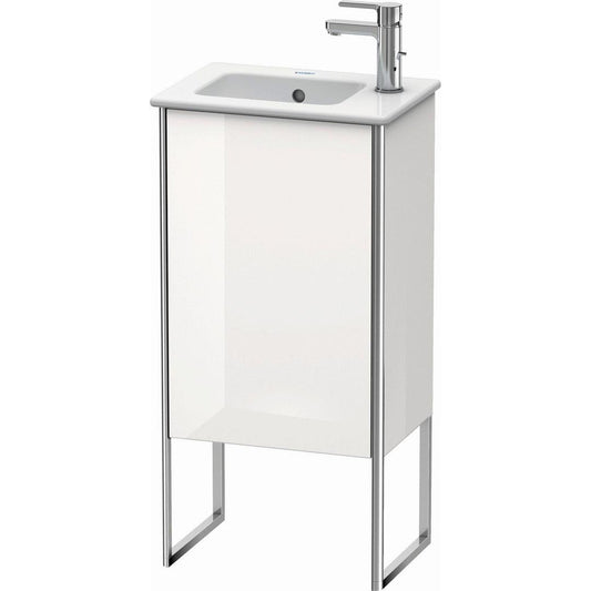Duravit XSquare 16" White High Gloss One Door Floorstanding Vanity Unit (XS4440L2222)