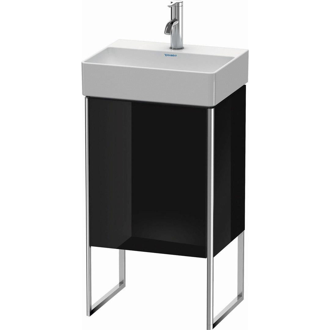 Duravit XSquare 17" Black One Door Floorstanding Vanity Unit (XS4441L4040)