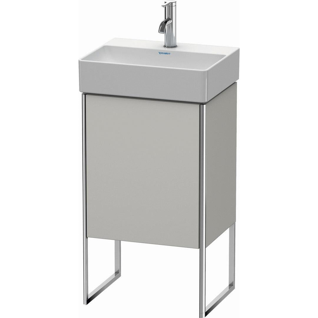 Duravit XSquare 17" Concrete Gray One Door Floorstanding Vanity Unit (XS4441R0707)