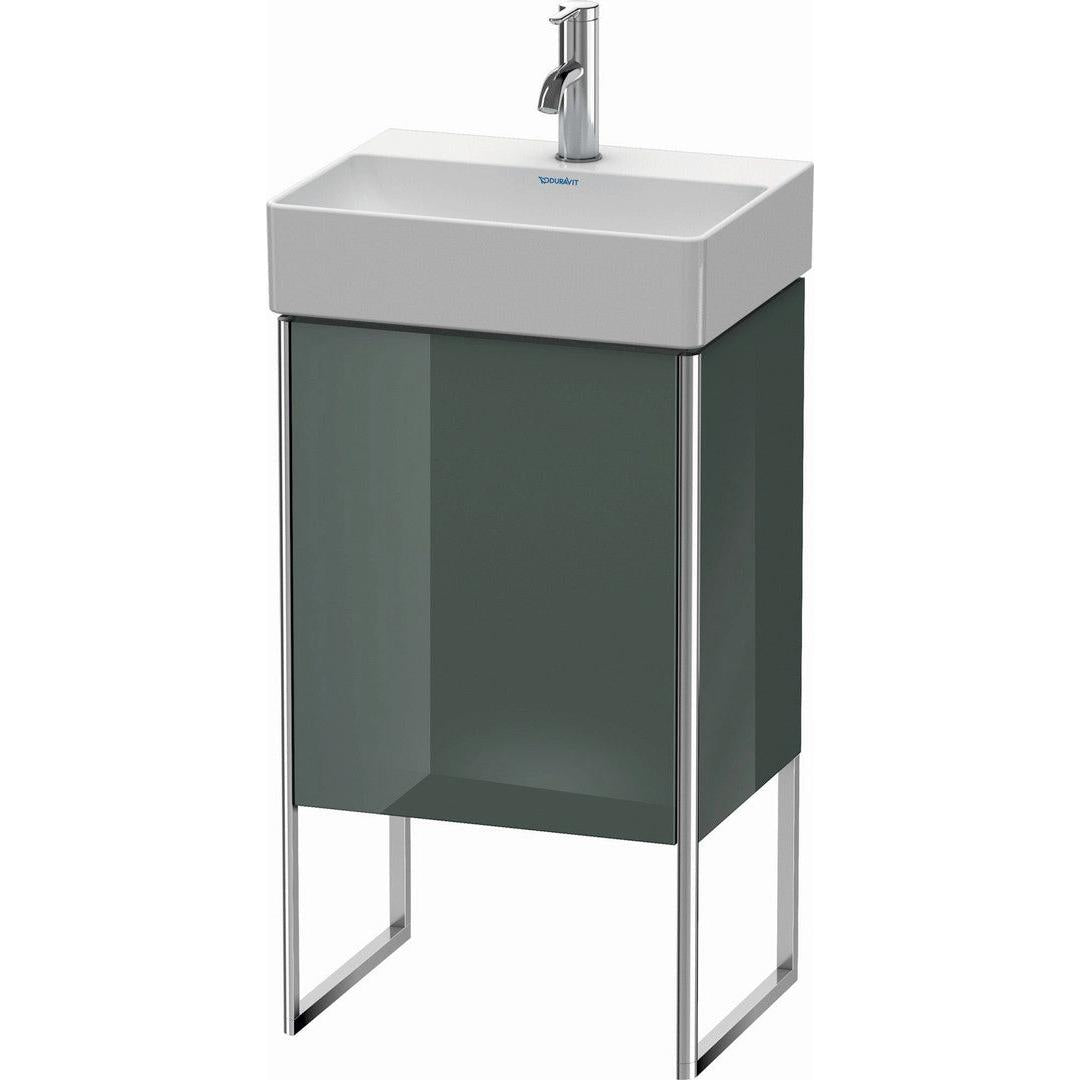 Duravit XSquare 17" Dolomite Gray One Door Floorstanding Vanity Unit (XS4441R3838)