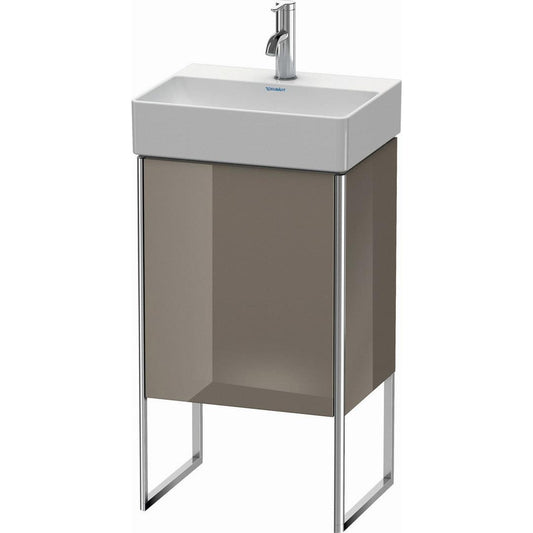Duravit XSquare 17" Flannel Gray One Door Floorstanding Vanity Unit (XS4441R8989)