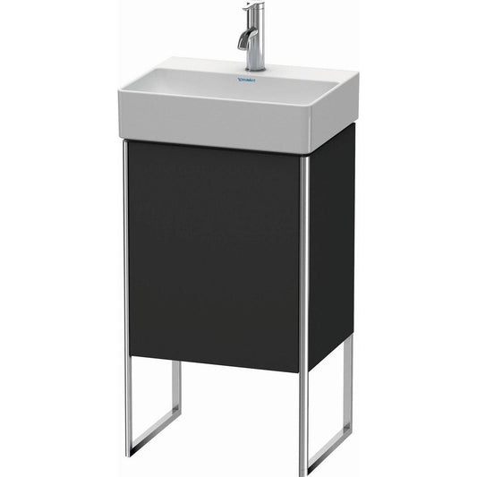 Duravit XSquare 17" Graphite One Door Floorstanding Vanity Unit (XS4441R8080)