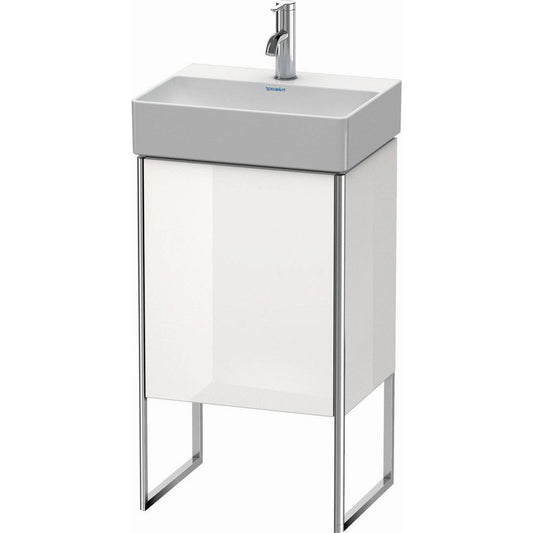 Duravit XSquare 17" White High Gloss One Door Floorstanding Vanity Unit (XS4441R8585)
