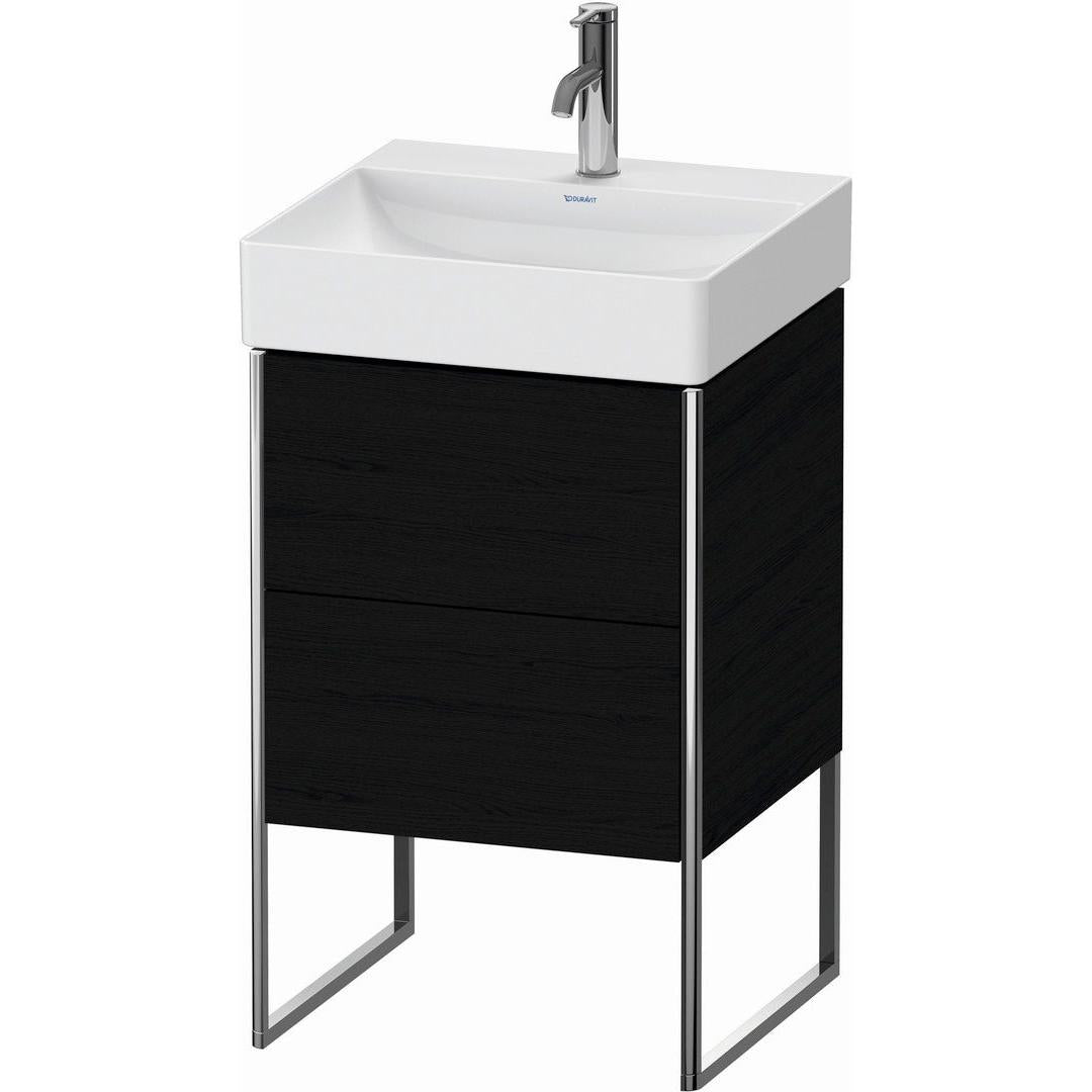 Duravit XSquare 19" Oak Black Two Drawer Floorstanding Vanity Unit (XS443901616)