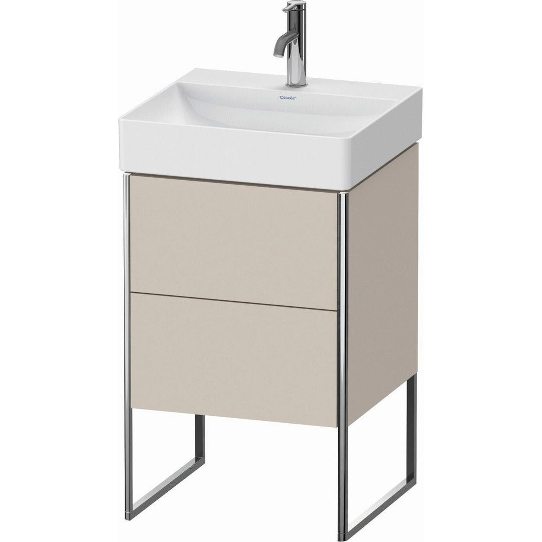 Duravit XSquare 19" Taupe Two Drawer Floorstanding Vanity Unit (XS443909191)