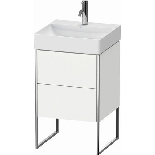 Duravit XSquare 19" White Matt Two Drawer Floorstanding Vanity Unit (XS443901818)